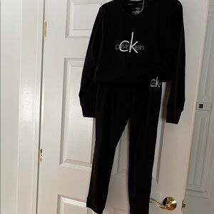 Calvin Klein Black Logo Lounge Set